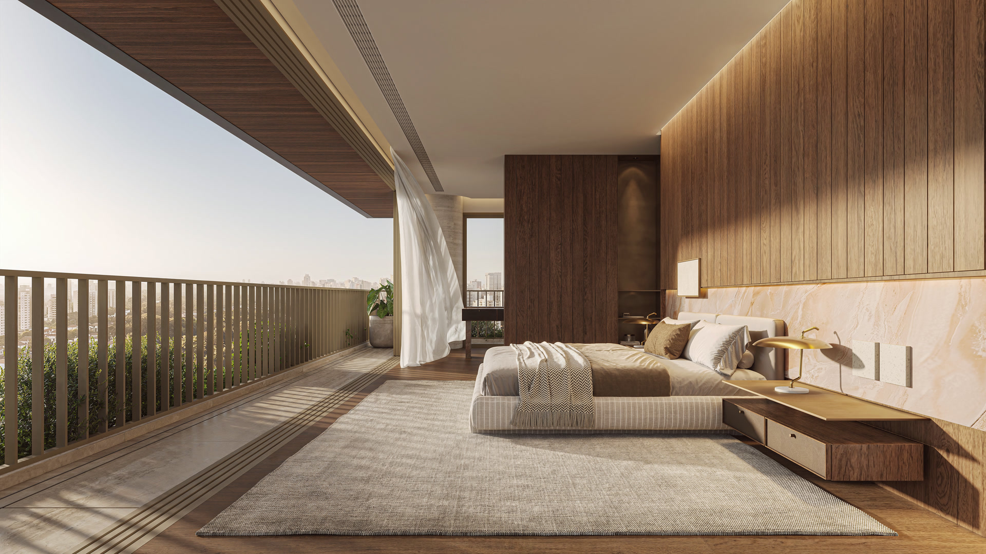 SUÍTE MASTER DO APARTAMENTO DUPLEX
