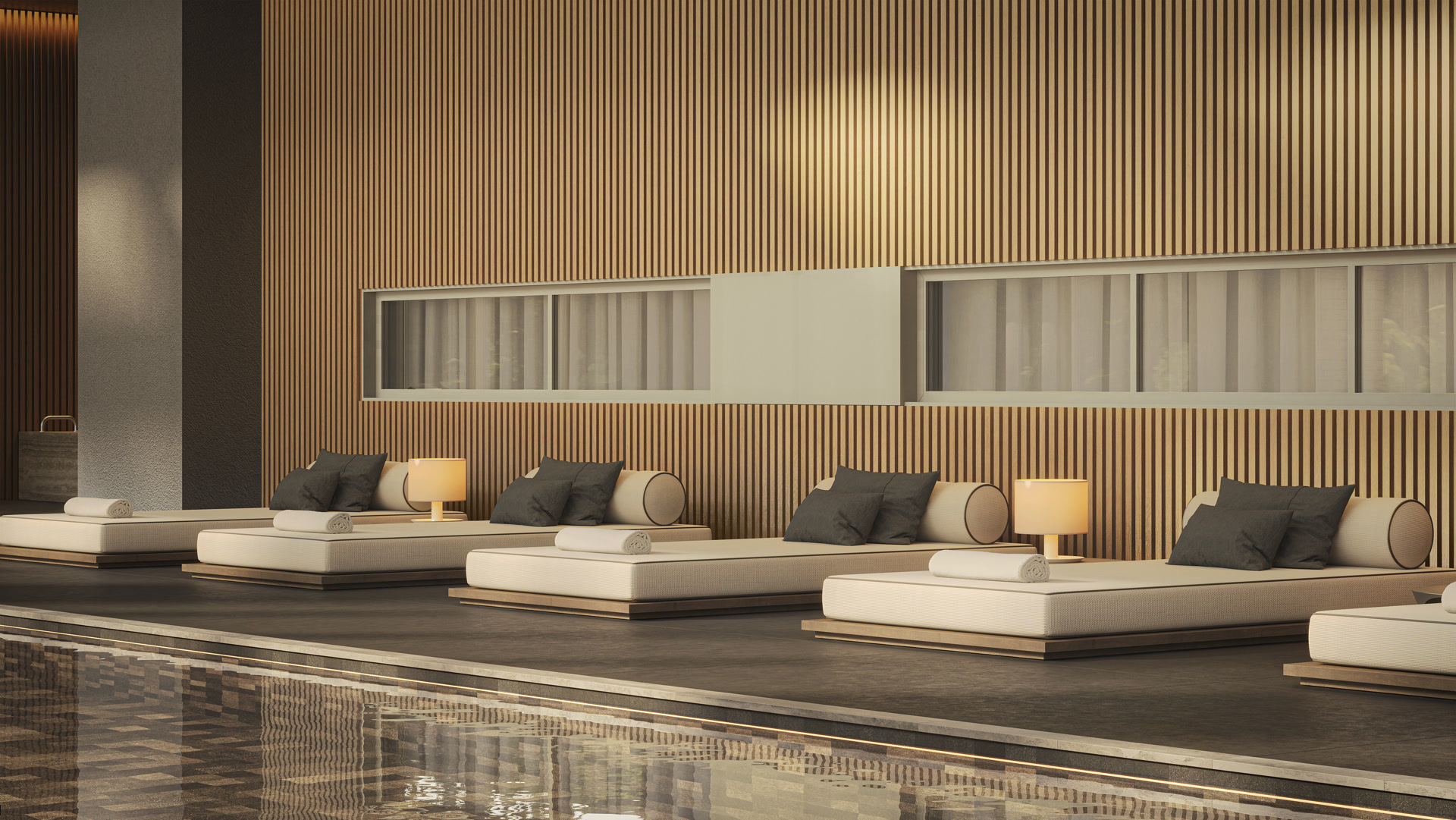 PISCINA COBERTA E DESCANSO WELLNESS